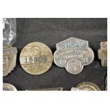 Minnesota Licensed Chauffeur Pins - Vintage 1930s-1950s Set