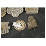 Minnesota Licensed Chauffeur Pins - Vintage 1930s-1950s Set