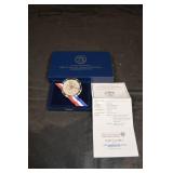 United States Mint West Point Bicentennial Commemorative Coin 1802-2002 Uncirculated Silver Dollar