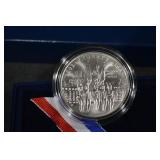 United States Mint West Point Bicentennial Commemorative Coin 1802-2002 Uncirculated Silver Dollar