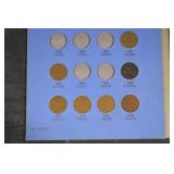 Canadian Small Cent Collection Album 1920 to Date - George V, VI & Elizabeth II