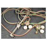 Smith Welding Regulator Set with Dual Gauges & Color-Coded Hoses
