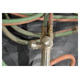 Smith Welding Regulator Set with Dual Gauges & Color-Coded Hoses