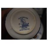 Old Chelsea Blue & White Transferware Dinnerware Set - Furnivals Ltd England