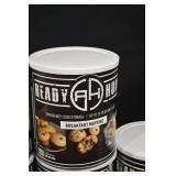Ready Hour Emergency Food Storage - 6-Can Set: Breakfast Muffins & Orange Energy Drink Mix