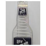 Large Working MILLER LITE ICE Lighted Neon Beer Bottle Sign