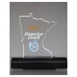 Working MGD Miller Genuine Draft Lighted MINNESOTA Beer Sign