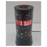 Awesome Working Vintage Lighted THE BAR Spinner Motion Sign