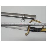 Quality Vintage Replica Stainless Steel Brass & Replica Military Sabre Sword