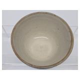 Vintage Blue & White Raised Greek Key Design Stoneware Mixing Bowl
