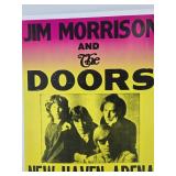 3 Older Vintage Reproduction Cardboard Concert Posters - Beatles Doors & Woodstock