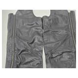 Genuine Leather HARLEY DAVIDSON Motorcycle Chaps - See Photos for Size