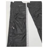 Genuine Leather HARLEY DAVIDSON Motorcycle Chaps - See Photos for Size
