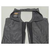Genuine Leather HARLEY DAVIDSON Motorcycle Chaps - See Photos for Size