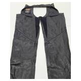 Genuine Leather HARLEY DAVIDSON Motorcycle Chaps - See Photos for Size