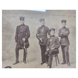 Antique Framed Military Photo #1