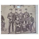Antique Framed Military Photo #1