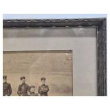 Antique Framed Military Photo #1