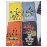 Great Estate Lot of Vintage Softcover Books including James Bond