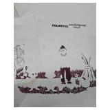 Vintage Pre-Production Artwork for Cartoon, Commercial or Toy Line featuring a Scarecrow