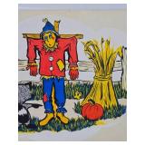 Vintage Pre-Production Artwork for Cartoon, Commercial or Toy Line featuring a Scarecrow