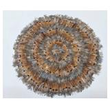 Folk Art Round Feather Display