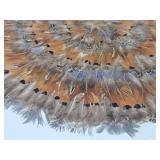 Folk Art Round Feather Display