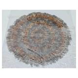 Folk Art Round Feather Display
