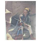 Signed Numbered Native American Print by George Molnar - "The Search"