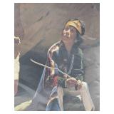 Signed Numbered Native American Print by George Molnar - "The Search"