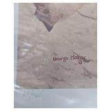 Signed Numbered Native American Print by George Molnar - "The Search"