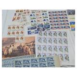 Lot of Unused Uncut Vintage Stamp Sheets