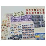 Lot of Unused Uncut Vintage Stamp Sheets