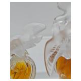 Great Lot of Genuine LALIQUE Glass Perfume Bottles