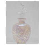 Lovely Vintage Iridescent Perfume Bottle w/Stopper