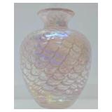 Lovely Vintage Iridescent Perfume Bottle w/Stopper