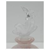 Lovely Vintage Iridescent Perfume Bottle w/Stopper