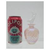 Lovely Vintage Iridescent Perfume Bottle w/Stopper