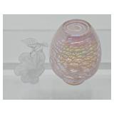 Lovely Vintage Iridescent Perfume Bottle w/Stopper