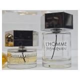 Large Group of Assorted Partially Full Bottles of Designer Cologne / Perfume etc