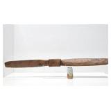 Old Vintage Folk Art Wooden Airplane Propellor - 48"