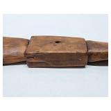 Old Vintage Folk Art Wooden Airplane Propellor - 48"