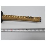 Set of 2 Japanese Samurai Style Swords w/Scabbards and Display Stand