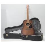 Very Nice Wild Cherry Acoustic Guitar by Art & Lutherie - Made in Canada