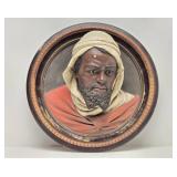 Wonderful Large Heavy Antique Three Dimensional Wall Bust Sculpture of a Man
