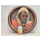 Wonderful Large Heavy Antique Three Dimensional Wall Bust Sculpture of a Man