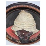 Wonderful Large Heavy Antique Three Dimensional Wall Bust Sculpture of a Man