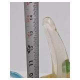 Impressive Large Vintage Murano Glass Sculpture w/Fruit & Birds