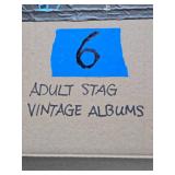 Estate Lot of Vintage Vinyl Records #6 - Approx 60 Adult Stag Records Records
