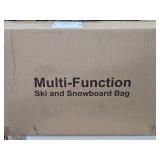 Brand New Multi-Function Ski & Snowboard Bag - Black
